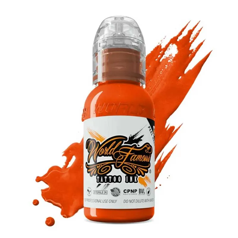 رنگ تاتو وردفیمس Straight orange